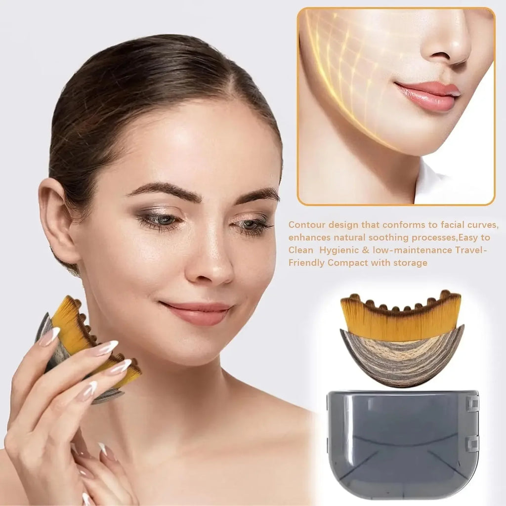 Lymphatic Face Massager - Jawline & Chin Contour Sculpting Tool