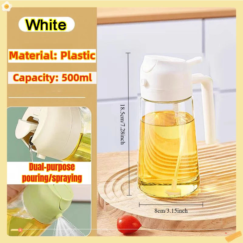 Olive Oil Sprayer Bottle - BBQ Cooking & Baking Spray Dispenser