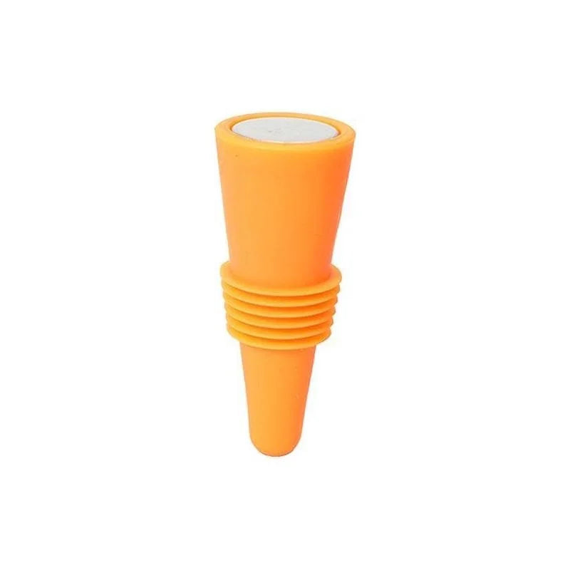 Silicone Wine & Beverage Bottle Stopper - Reusable Leak-Proof Sealer