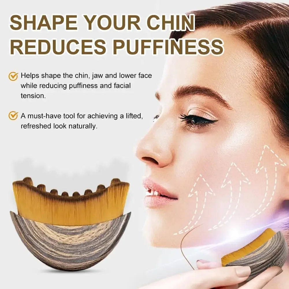 Lymphatic Face Massager - Jawline & Chin Contour Sculpting Tool