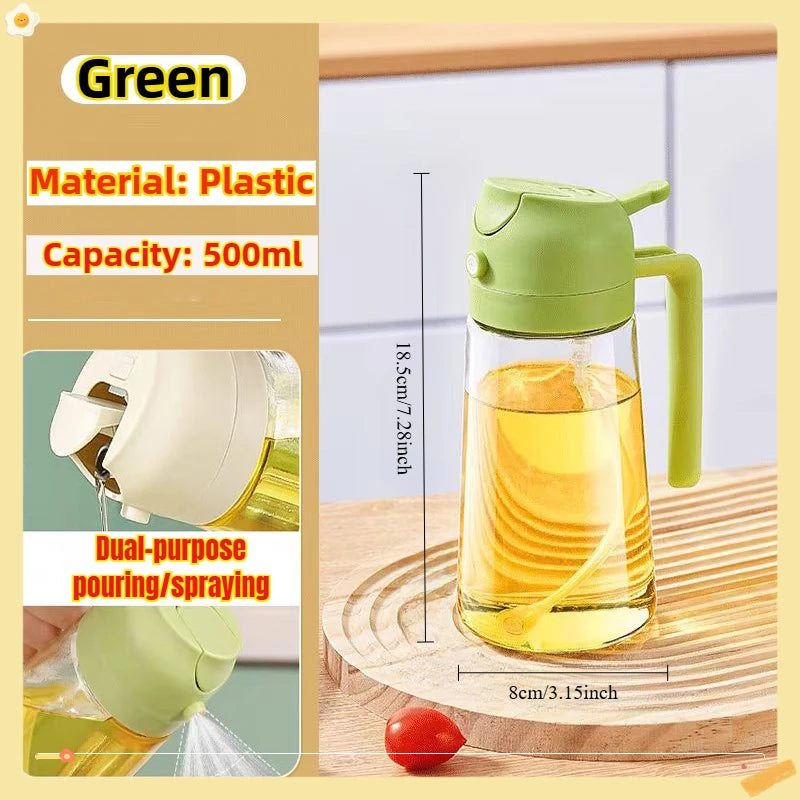 Olive Oil Sprayer Bottle - BBQ Cooking & Baking Spray Dispenser