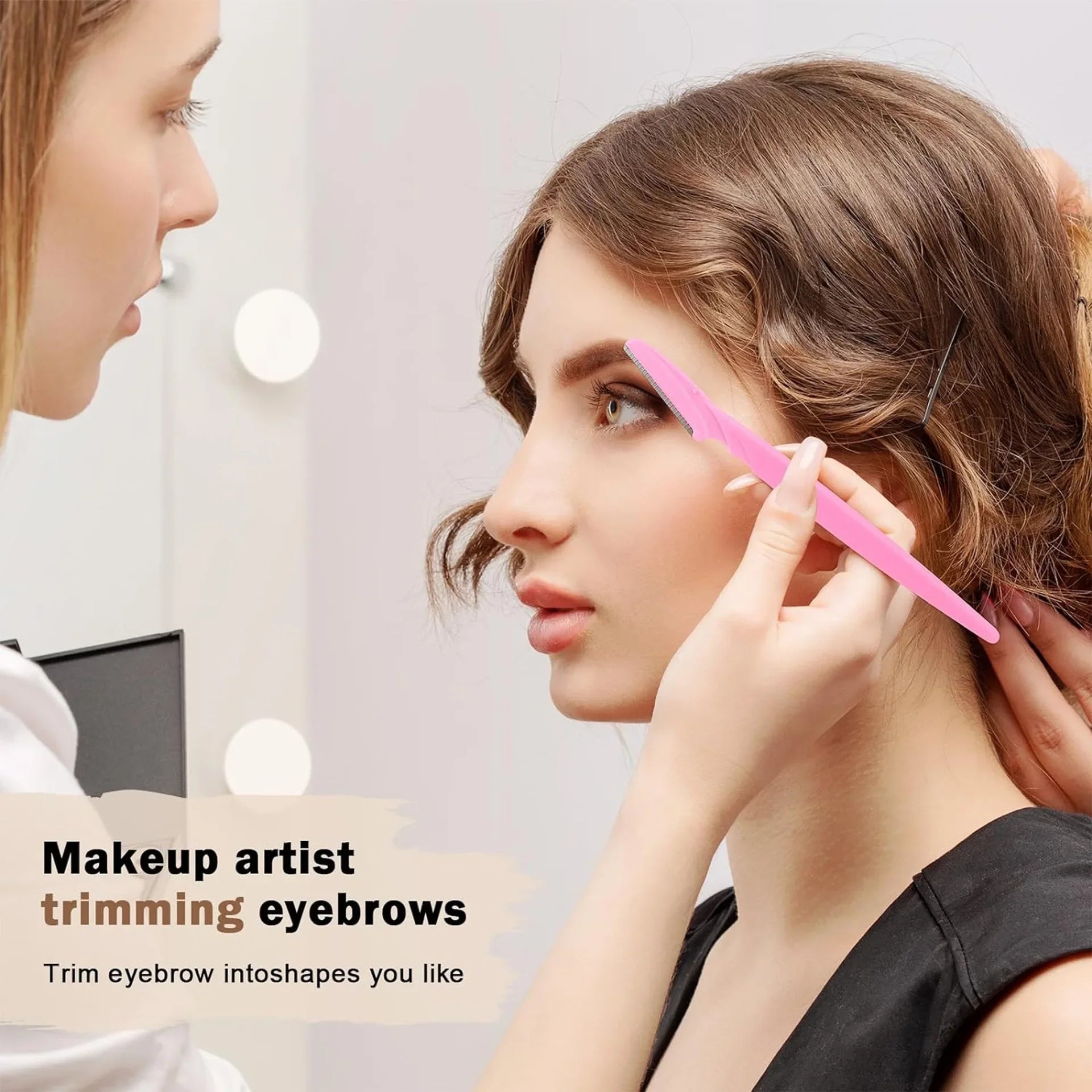 Painless Eyebrow & Facial Hair Trimmer - Precision Razor Shaver