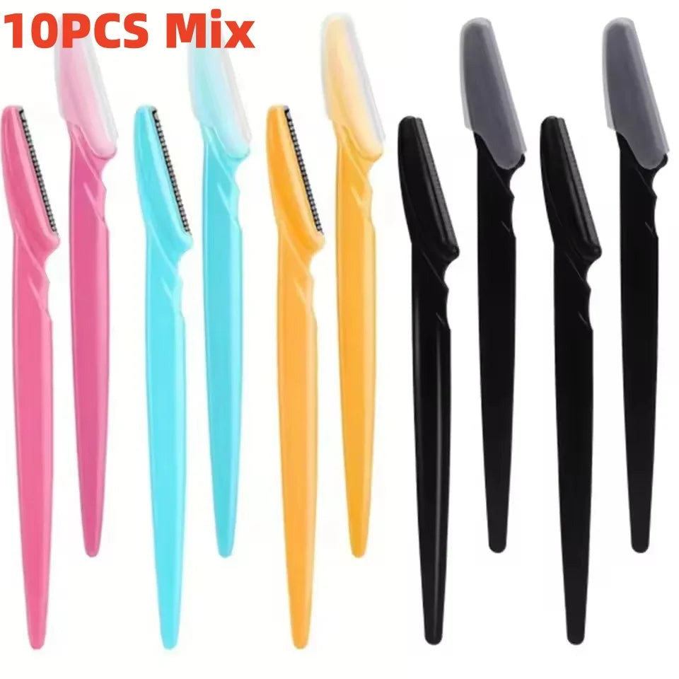 Painless Eyebrow & Facial Hair Trimmer - Precision Razor Shaver