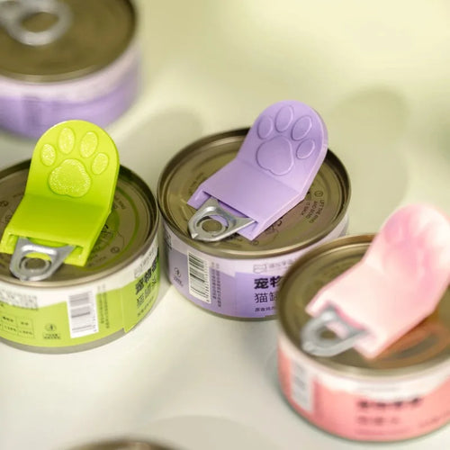 Cat Paw Pet Food Can Opener - Nail-Safe Ring Pull Tool