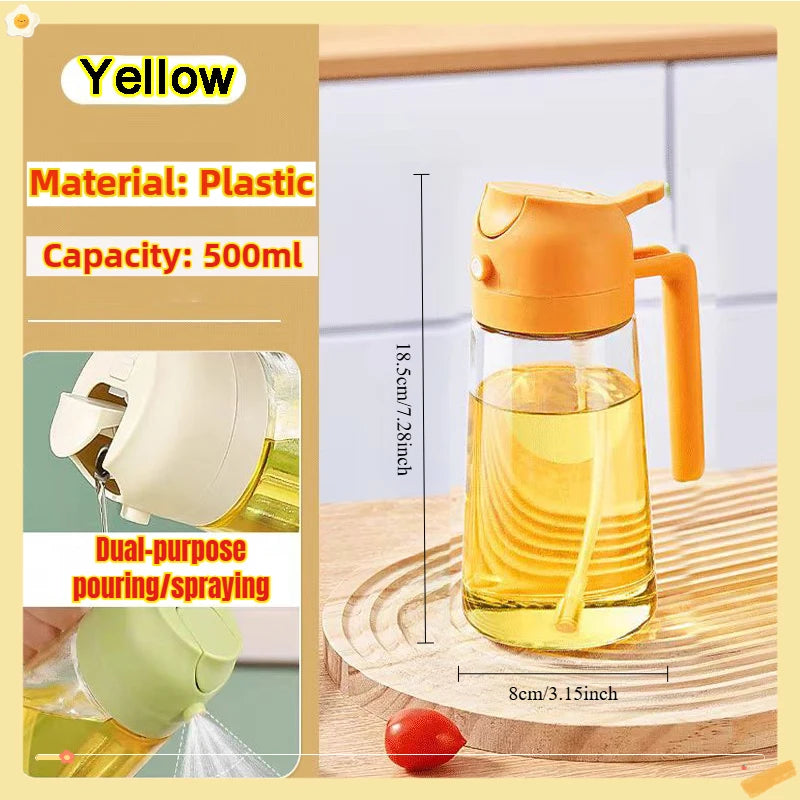 Olive Oil Sprayer Bottle - BBQ Cooking & Baking Spray Dispenser